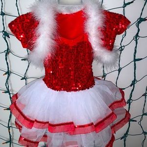 Girls Dance Revolution Christmas Dress